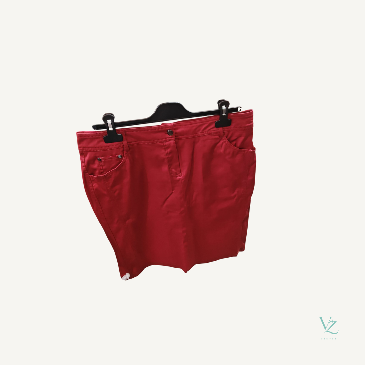 null — Jupe rouge