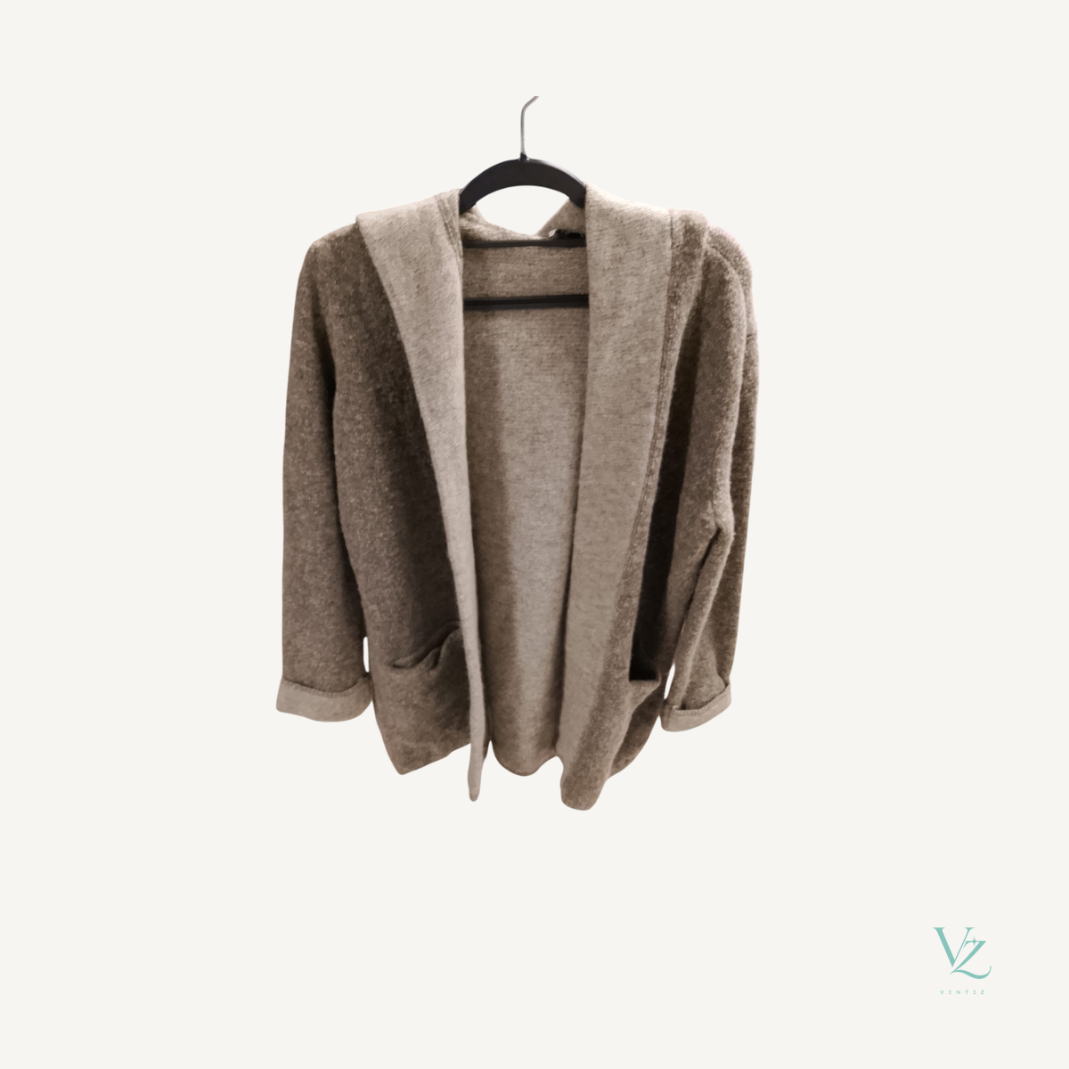 Edc — Gilet long à capuche