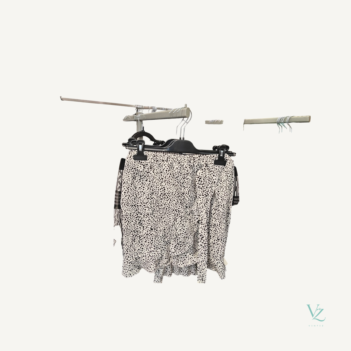 null — Jupe à pois 