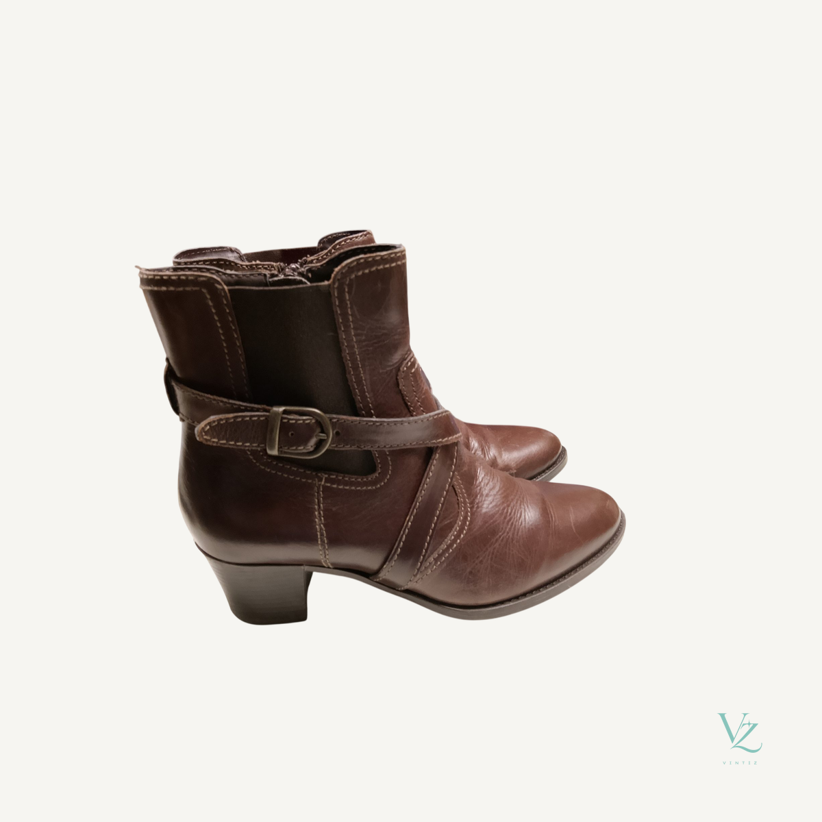 Inconnu — Bottines marron