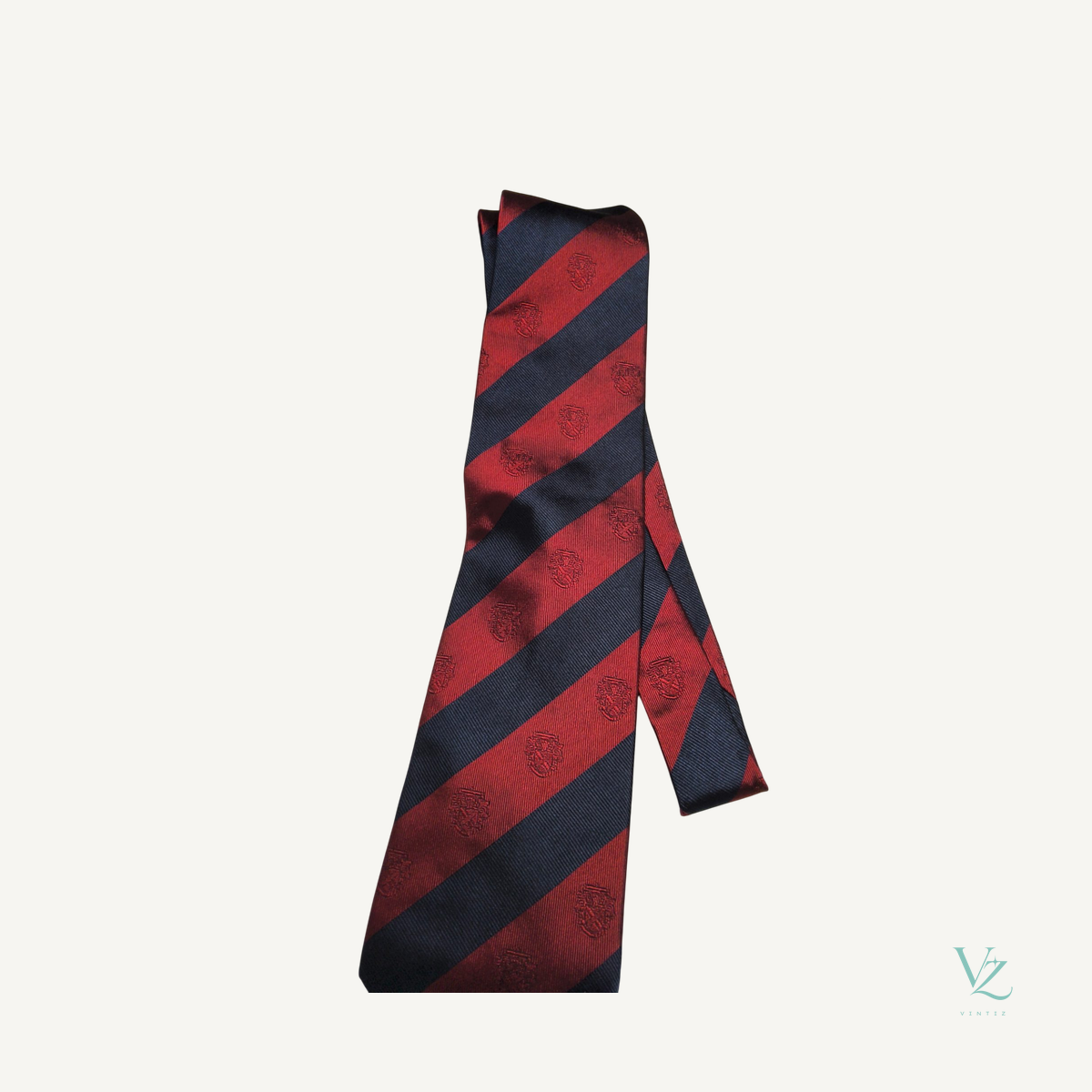 arine et rouge — Cravate soie