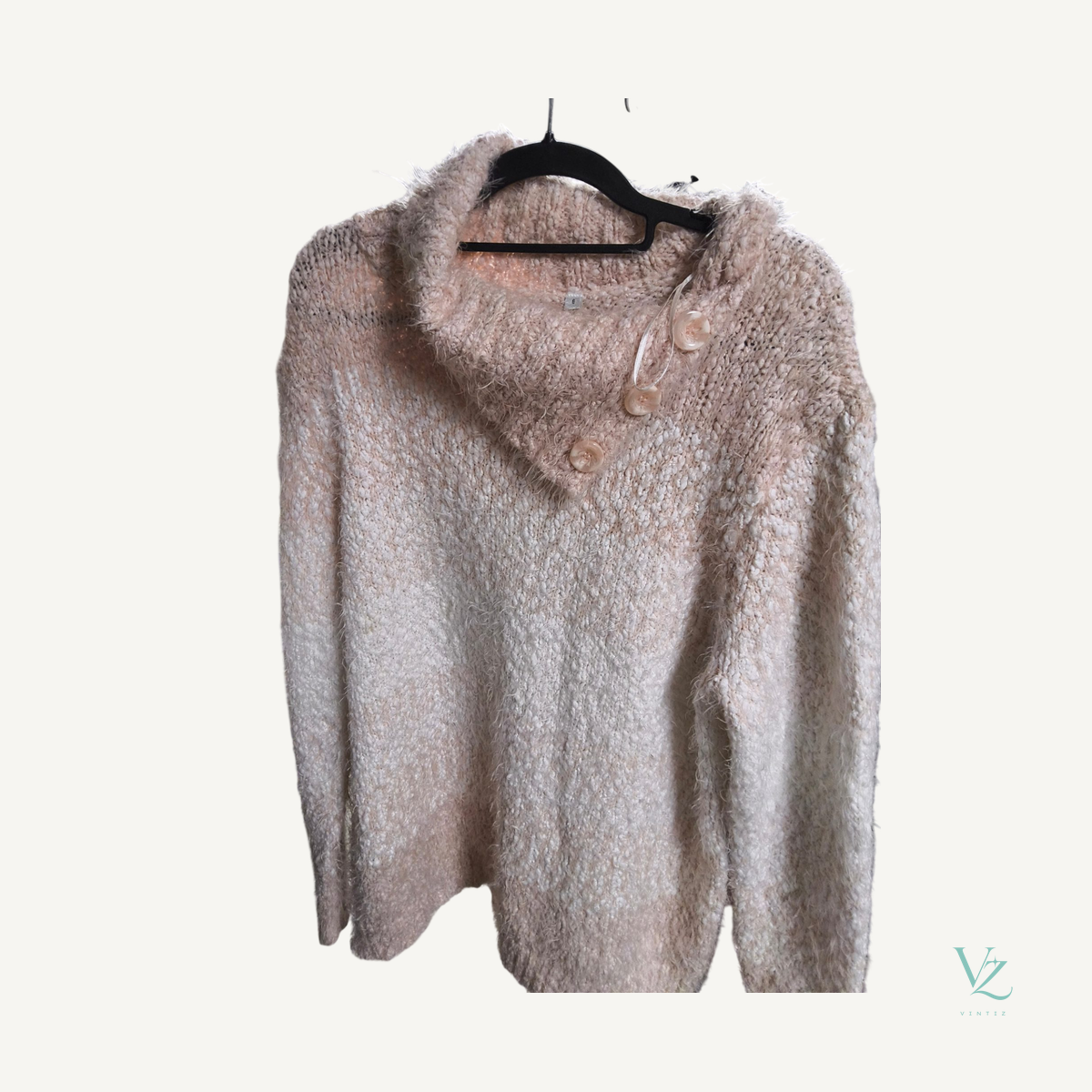 Sans marque — Pull rose