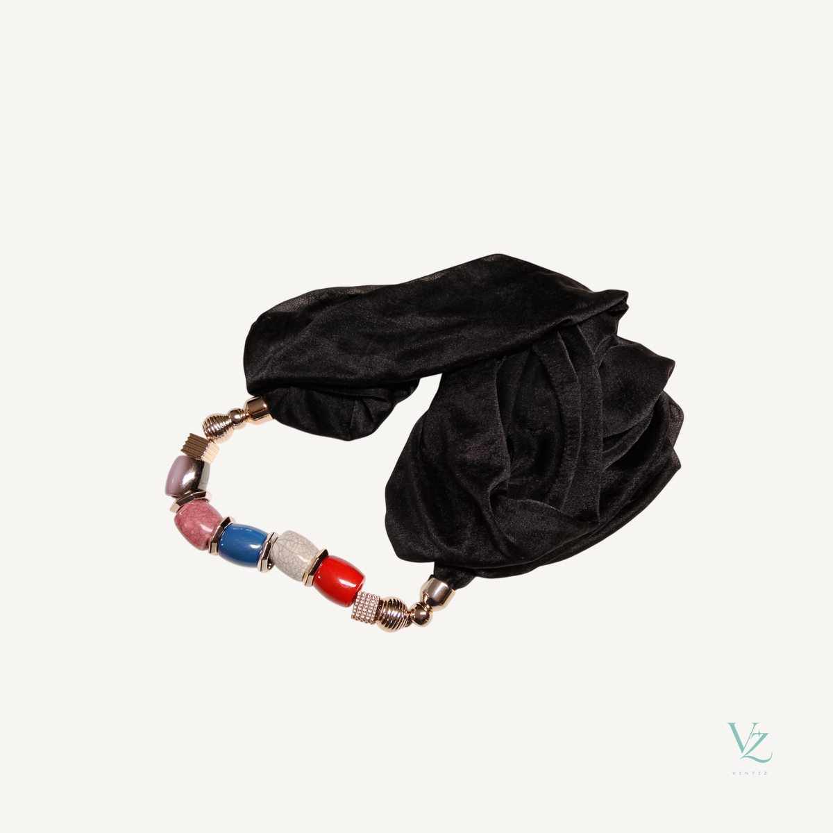 Inconnu — Foulard bijoux