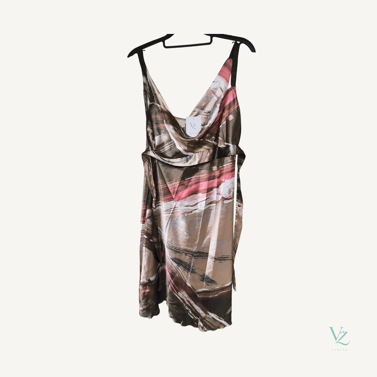 null — Robe satinée