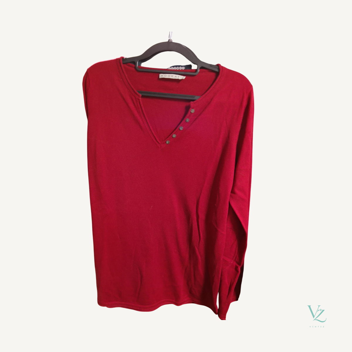 Kookaï — Pull rouge Kookaï