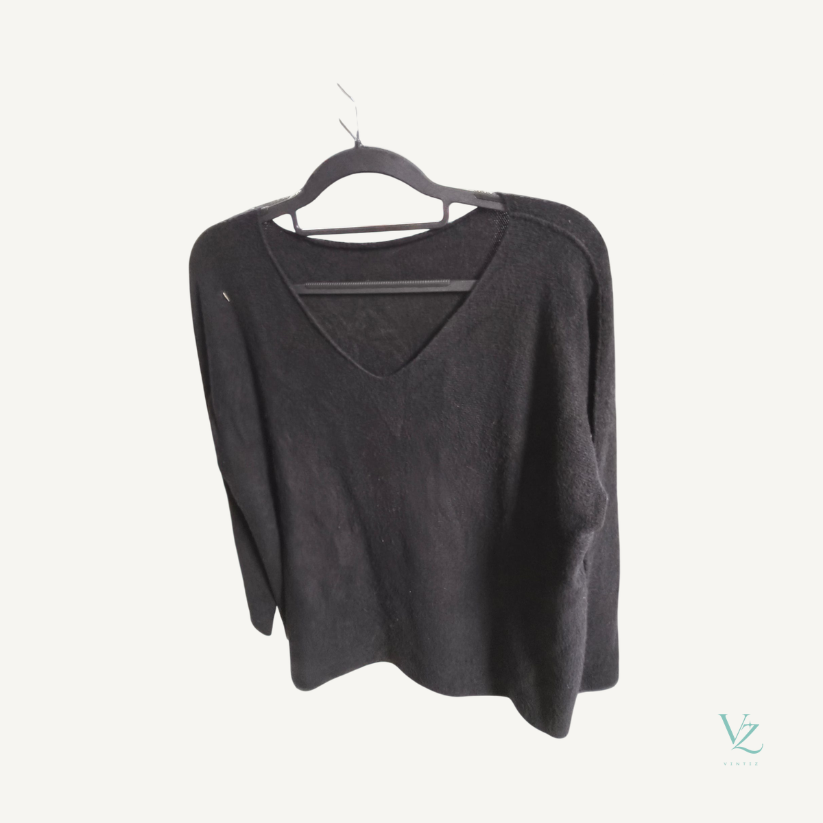 Sans marque — Pull noir