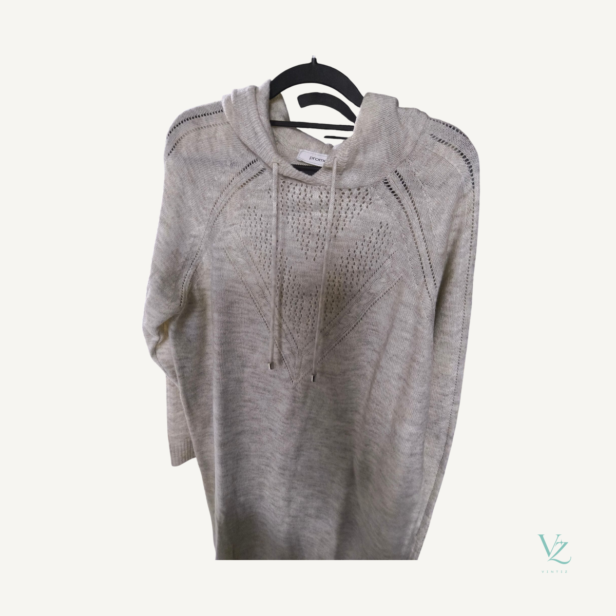 Promod — Pull à capuche (robe pull) Promod