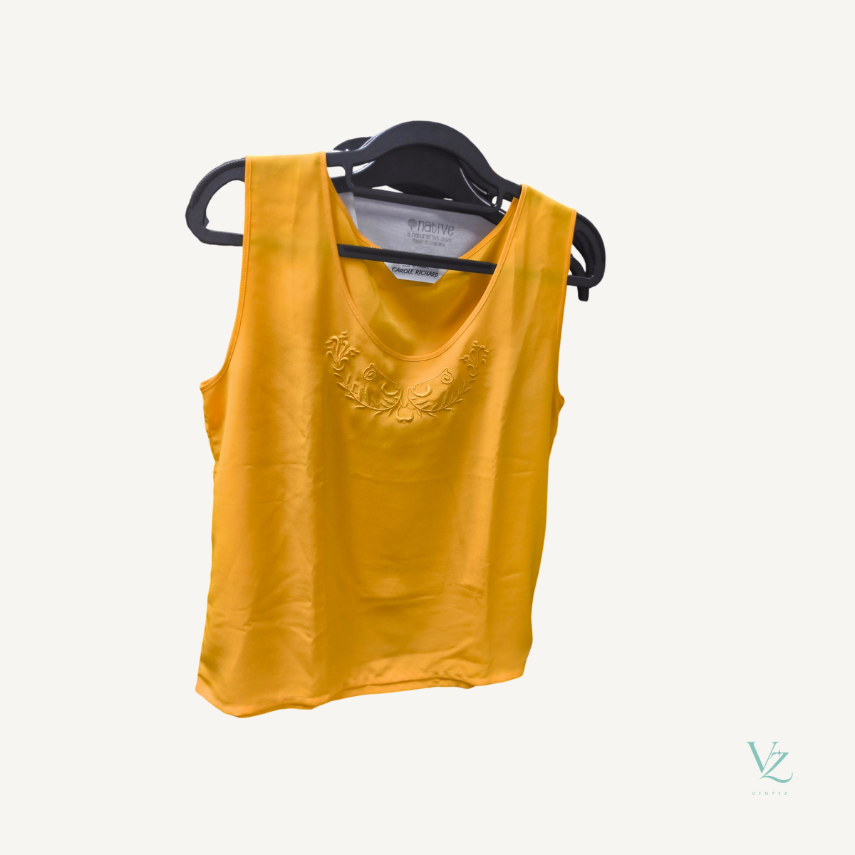 Carole richards  — Top jaune 