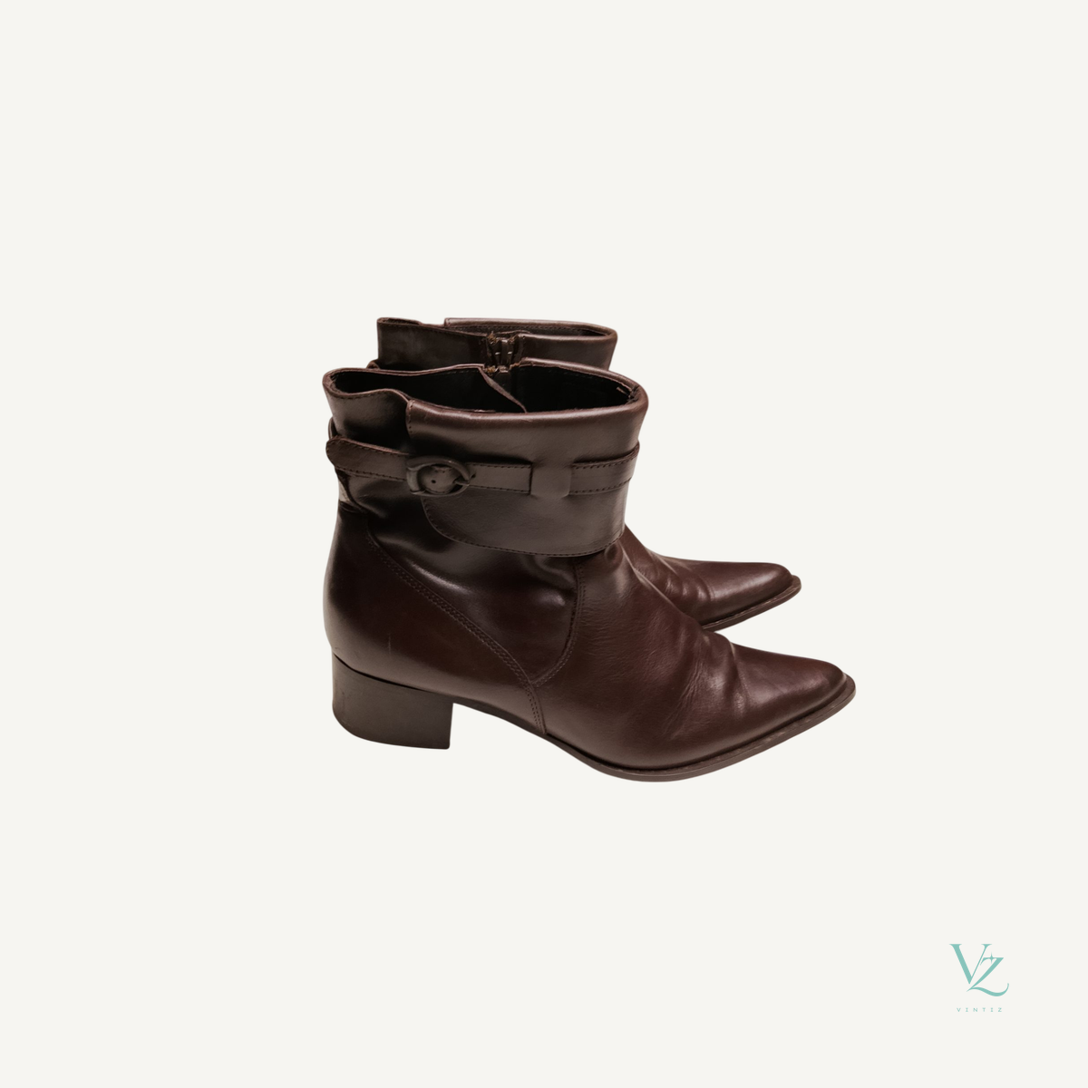 Inconnu — Bottines marron